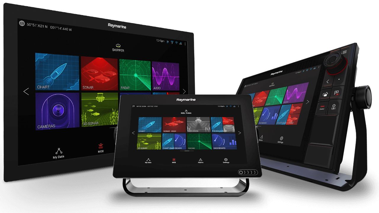 Télécharger LightHouse 3.16 pour les écrans multifonctions de la série Axiom | Électronique marine de Raymarine